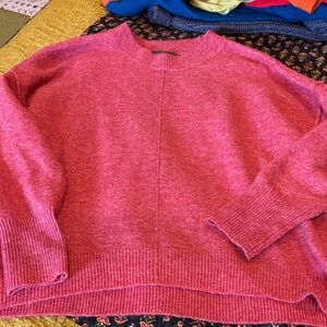 Vince Camuto salmon pink drop shoulder pullover  sweater xs